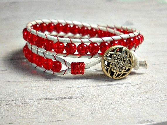 Ruby Red Bracelet